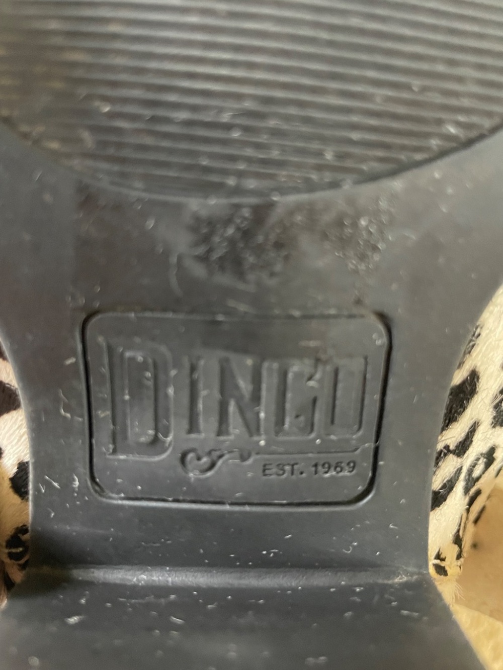 Sexy Dingo “Snow Leppard” Hair-on-Hide Cowboy Boots (8) - Picture 14 of 14